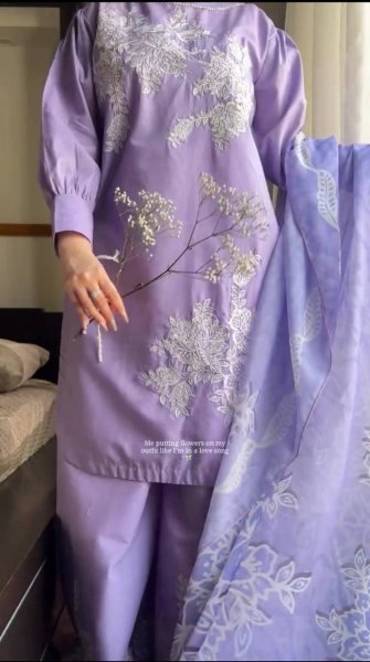 Ergonomic Purple Fully Stitched Neutral Crepe Top Palazzo Set with Digital Print Dupatta Ready To Wear Collection