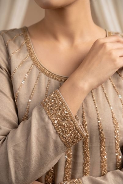 Ethereal Beige Premium Silk Beads Work Palazzo Set with Designer Dupatta  For Festival Collection Designer Plazzo Salwar Suits Wholesale