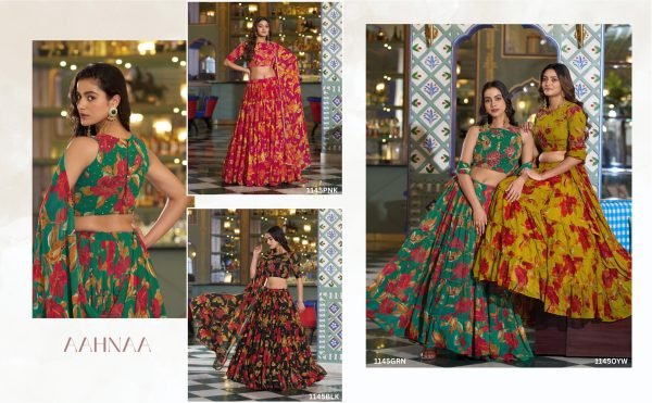 Ethereal Green Wedding Special Marble Lehenga Choli with Designer Dupatta Designer Lehenga Choli