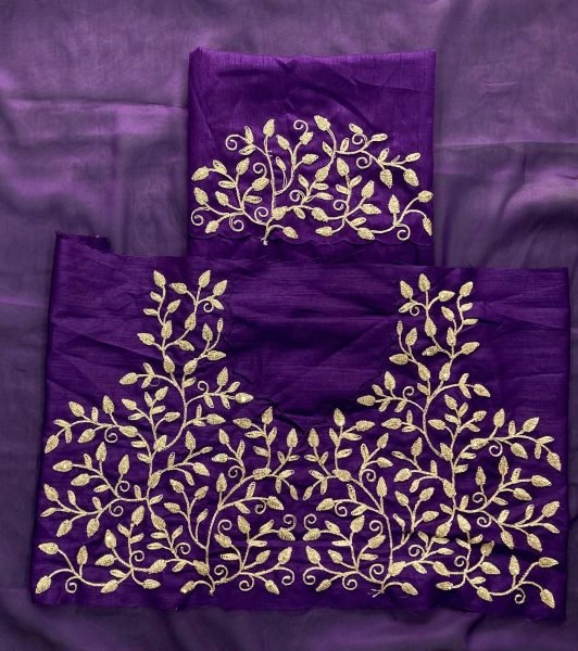 Ethereal Purple Soft Rangoli Silk Saree with Embroidery Lace Border for Wedding Wear Embroidery Sarees Wholesale