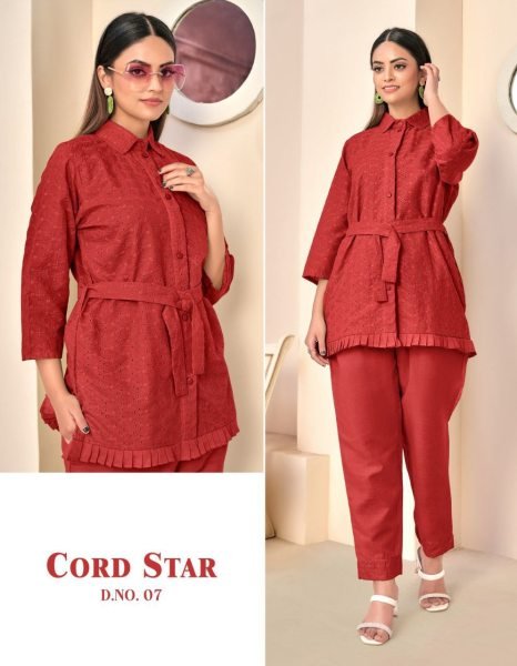 Ethnic Wear Cotton Code Set  CO ORD Sets