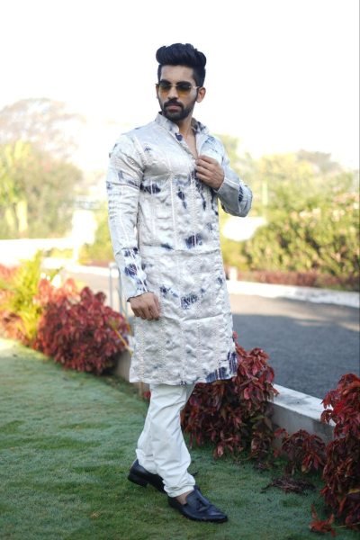 ETHNIC WEAR ITALIAN SILK MENS KURTA PAJAMA SET Kurta Pajama Wholesale