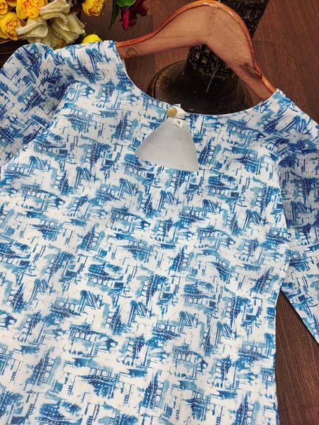 New Daily Wear Kurti     Stylish Chanderi Cotton Kurti for summer wear  Printed Kurtis