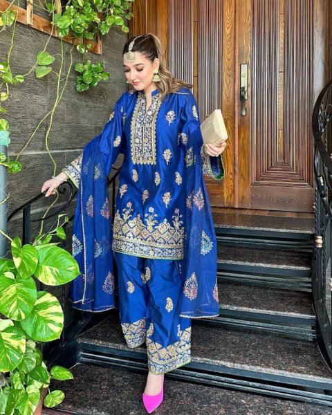 Exclusive Chinon Kurti Palazzo Set for Womens Wear Wholesale Collection by Trusted Indian Clothing Wholesaler Ready To Wear Collection