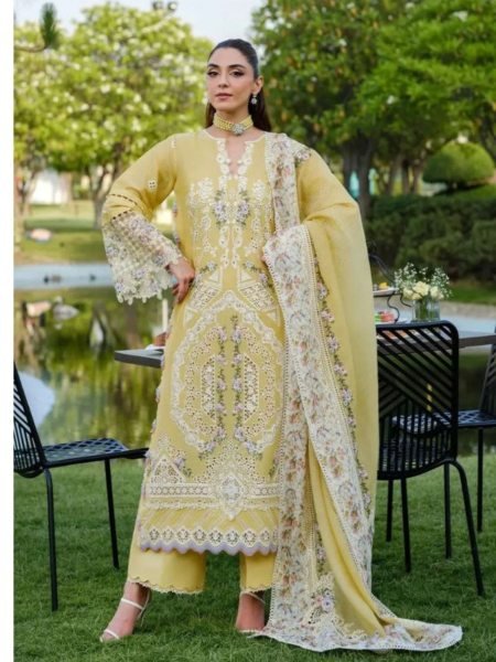 Exclusive Cotton Chikankari Patch Work Pakistani Salwar Suit Salwar Kameez