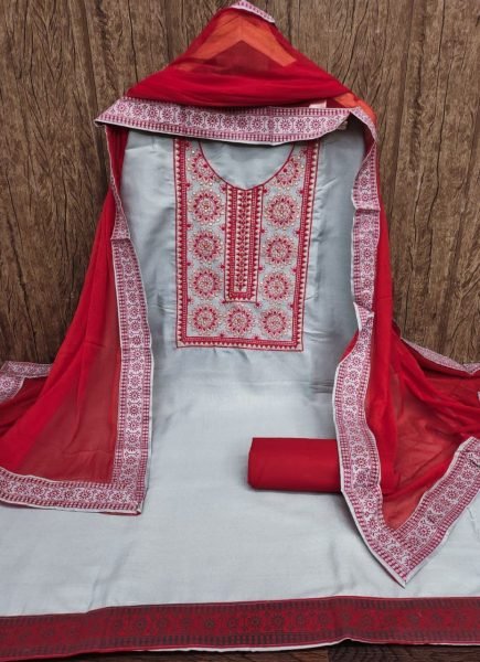 Exclusive Cotton Work Dress Material Suit  For Women Cotton Dress Material