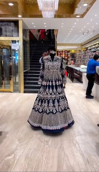Exclusive Designer Faux Georgette Lehenga with Heavy Embroidery   Sequin Detailing for Women Online Ready To Wear Collection