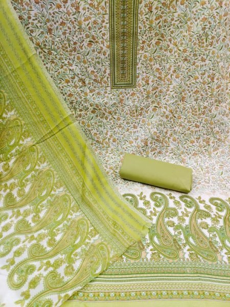 Exclusive Heavy Cotton Print Dress Material  Color Set Matching Dress Material Wholesale