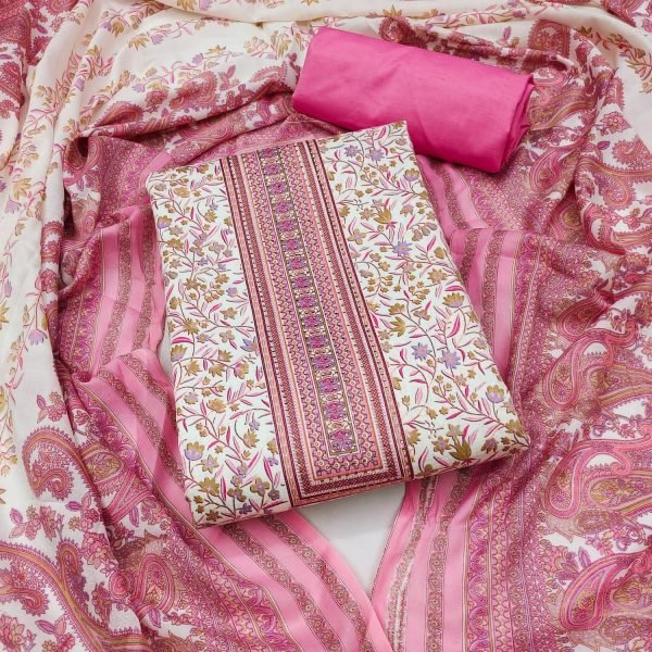 Exclusive Heavy Cotton Print Dress Material  Color Set Matching Dress Material Wholesale