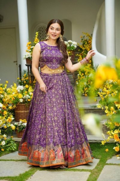 Exclusive Jimmy Organza Silk Digital Printed Lehenga Set Modern Elegance Collection Designer Lehenga Choli