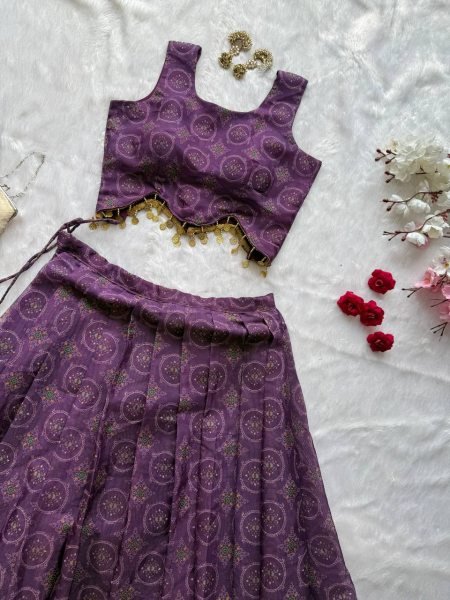 Exclusive Jimmy Organza Silk Digital Printed Lehenga Set Modern Elegance Collection Designer Lehenga Choli