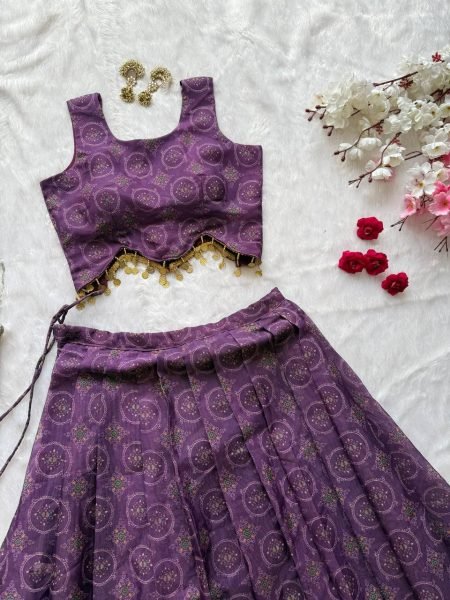 Exclusive Jimmy Organza Silk Digital Printed Lehenga Set Modern Elegance Collection Designer Lehenga Choli