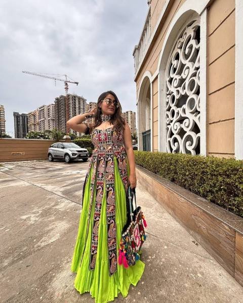 Exclusive Navratri Designer Ruffle Lehenga Choli With Bangalorey Sequence Embroidered Blouse  Navratri Lehnega Choli