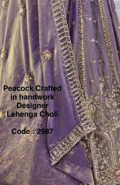 Exclusive Purple Fancy Designer Lehenga for Wedding and Engagement Look Bridal Lehenga Choli
