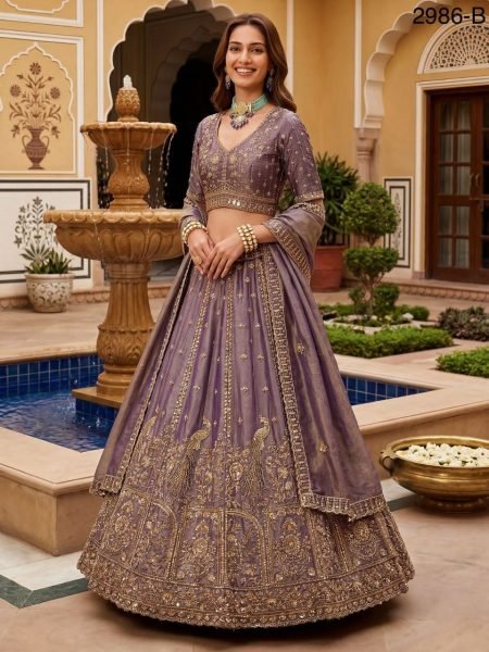Exclusive Purple Fancy Designer Lehenga for Wedding and Engagement Look Bridal Lehenga Choli