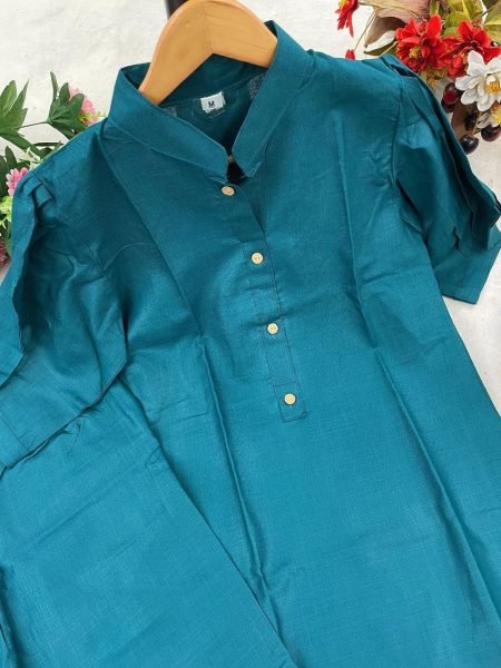 Exclusive Rama Blue  Cotton  Coord Set for Summer Wear CO ORD Sets