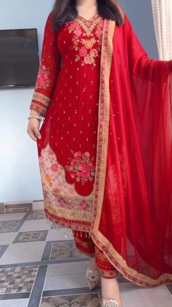 Exclusive Red Original Mirror Work Kurti Suit Set With Dupatta at Manufacturer Price Printed Kurtis