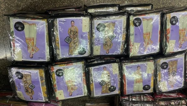 Exclusive Sayuri Vaani 4Pc Catalog Readymade Chinon Silk Designer Suits Wholesale Full Set Salwar Kameez