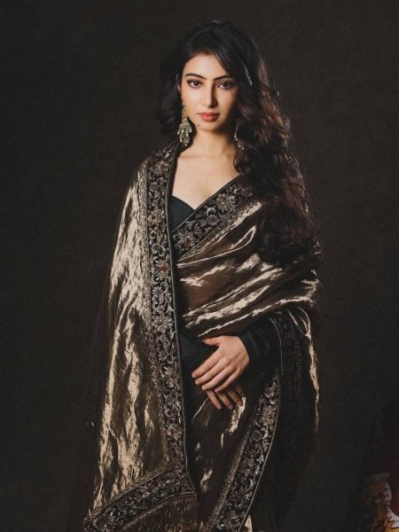 Exquisite Golden Silk Saree with Sequence Zari Embroidery for Party Wear at Wholesale Rate Bollywood Fancy Sarees Wholesale