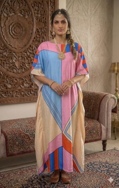 Exquisite Multi Color Leon Printed Kaftan Kurta for Daily Wear at Manufacturer Rate Kaftan 