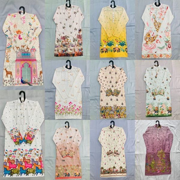Exquisite White Men s Traditional Kurta Pajama Set with Crochet and Digital Print Kurta Pajama Wholesale
