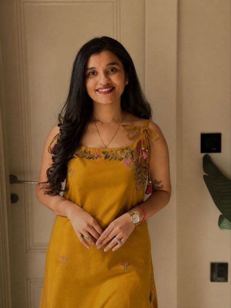 Exquisite Yellow Heavy Fandy Silk Top with Farshi Salwar and Dupatta Set Cotton Kurtis Wholesale