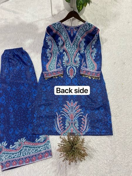 Extraordinary Blue Designer Printed Crepe Silk Co Ord Set for Summer Casual Wear CO ORD Sets