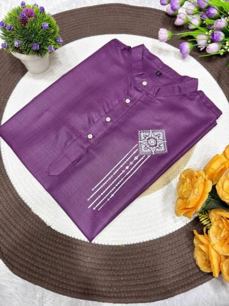 Extraordinary Purple Men   s Half Sleeve Printed Jippa in Soft Magic Cotton at Manufacturer  Mens Shirt