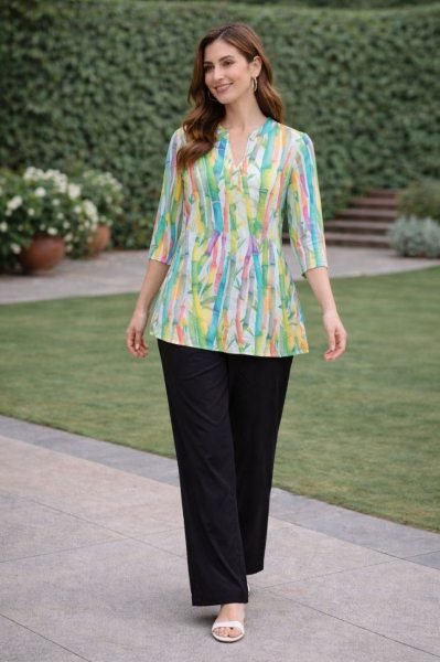 Eye-catching Multi Color Summer Co-ord Set with Designer Print for Women CO ORD Sets