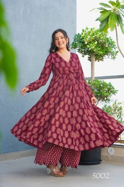 Eye catching Red Fully Stitched Digital Printed Kurti with Bottom for Women  At Manufacturer Rate Printed Kurtis