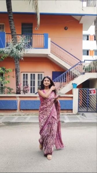 Fabric Soft Silver  With Digital Print With Pallu Attached Gown GOWN SAREE