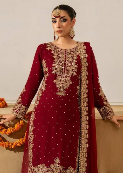 Fabulous Red Velvet Coding   Sequence Work Plazzo Set with Velvet Dupatta for Party Wear at Wholesale Rate  Ready To Wear Collection