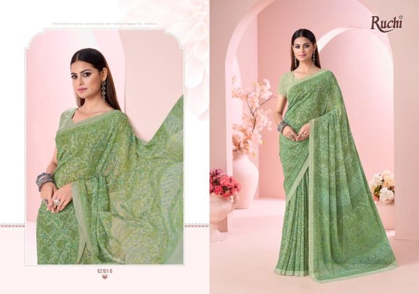 Factory Price Georgette Saree With Unstitch Blouse for Boutique Owners Georgette Sarees Wholesale