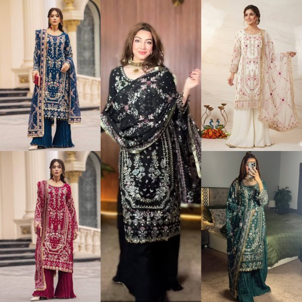 Fancy Pink Designer Suit Set for Festive and Party Wear Ready To Wear Collection