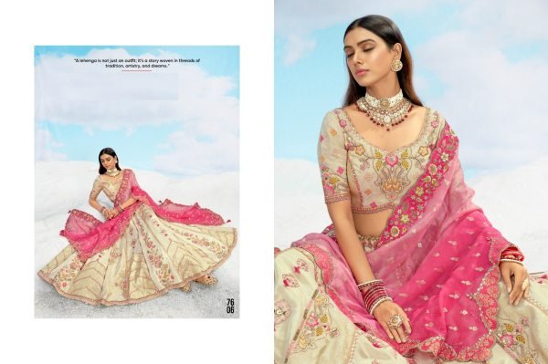 Fancy Silk Embroidered Lehenga with Georgette Dupatta Wholesale Supplier Surat Bridal Lehenga Choli