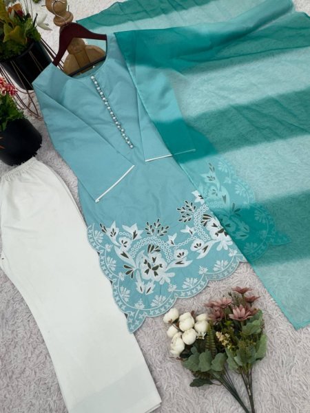 Farshi Flair for Celebrations Heavy Georgette Kurta Set with Pant  & Digital Dupatta Ready To Wear Collection