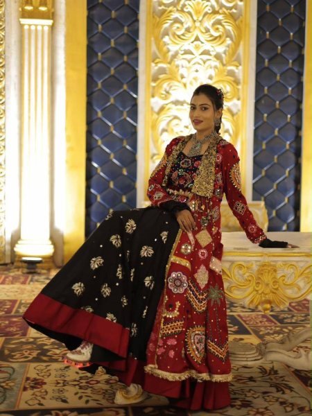 Fascinating Black Garba Wear Lehenga Choli Set with Mirror Work and Designer Shrug Navratri Lehnega Choli