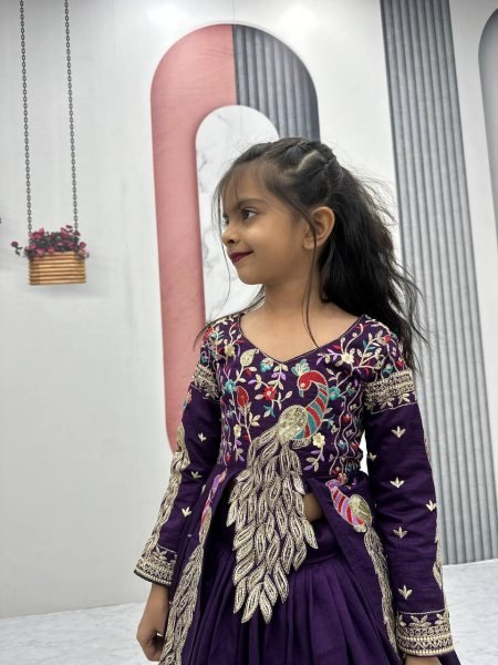 Fascinating Chinon Flared Lehenga Choli with Pipe Sequin Work for Bulk Buyers at Manufacturer Rate Girls Wear