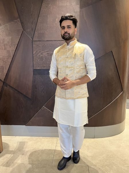 Pure Cotton Kurta Pajama with Pink Designer Jacket Traditional Wear for Family Events Kurta Pajama Wholesale