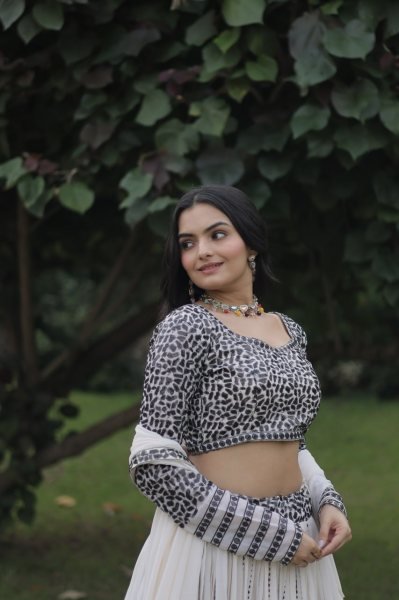 Faux Georgette Designer Party wear Lehenga Choli  Designer Lehenga Choli