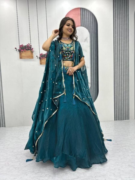 Fendy Embroidery Party Wear Semi Stitched Designer Lehenga Choli In Wholesale Price Bollywood Lehenga Choli