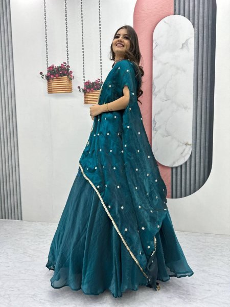 Fendy Embroidery Party Wear Semi Stitched Designer Lehenga Choli In Wholesale Price Designer Lehenga Choli