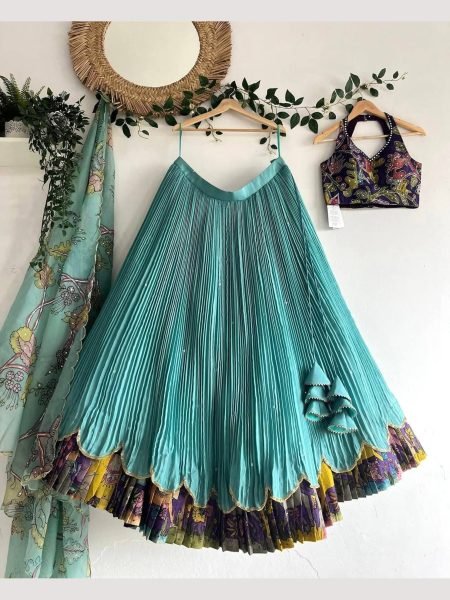 Festival Special Heavy Chinnon Silk Kids Lehenga Choli  Girls Wear