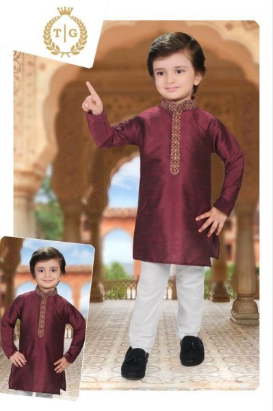 Festival Special Pinterest Kids Kurta pyjama Set Boys Wear