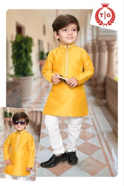 Festival Special Pinterest Kids Kurta pyjama Set Boys Wear