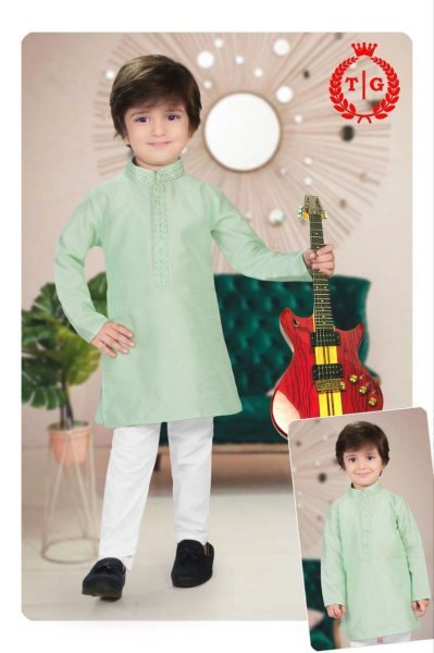 Festival Special Pinterest Kids Kurta pyjama Set Boys Wear