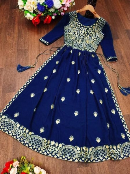 Festival Wear Nayra Pattern Embroidered Kurti  Embroidery Kurtis 