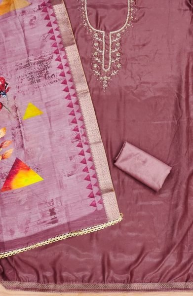 Festival Wear Simar Silk Dress Material For Women Punjabi Dress Materials Wholesale