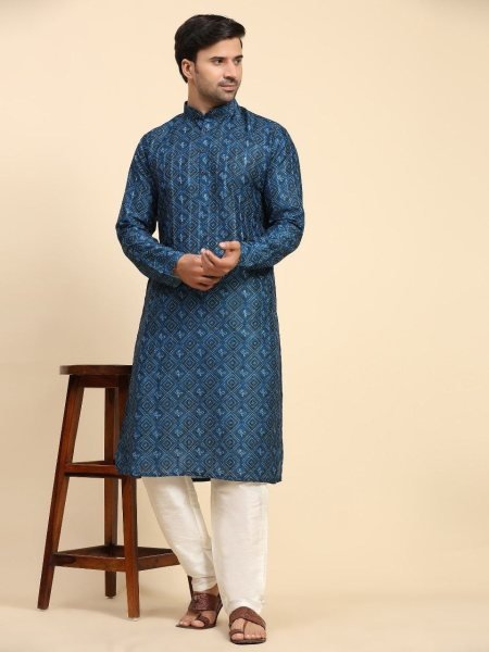 Festive Look With Our Cotton Men's Kurta Collection  Kurta Pajama Wholesale