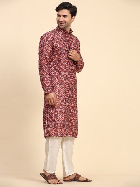 Festive Look With Our Cotton Men's Kurta Collection  Kurta Pajama Wholesale